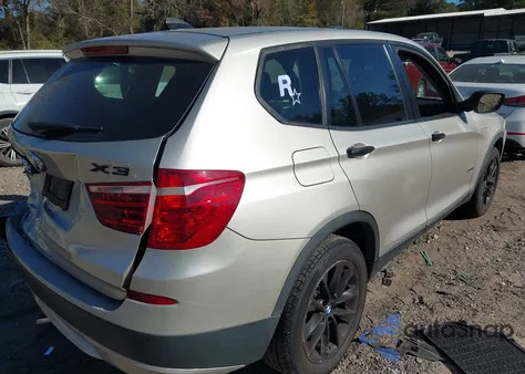 2013 BMW X3 xDrive28I from USA, damaged, VIN 5UXWX9C53D0A17710